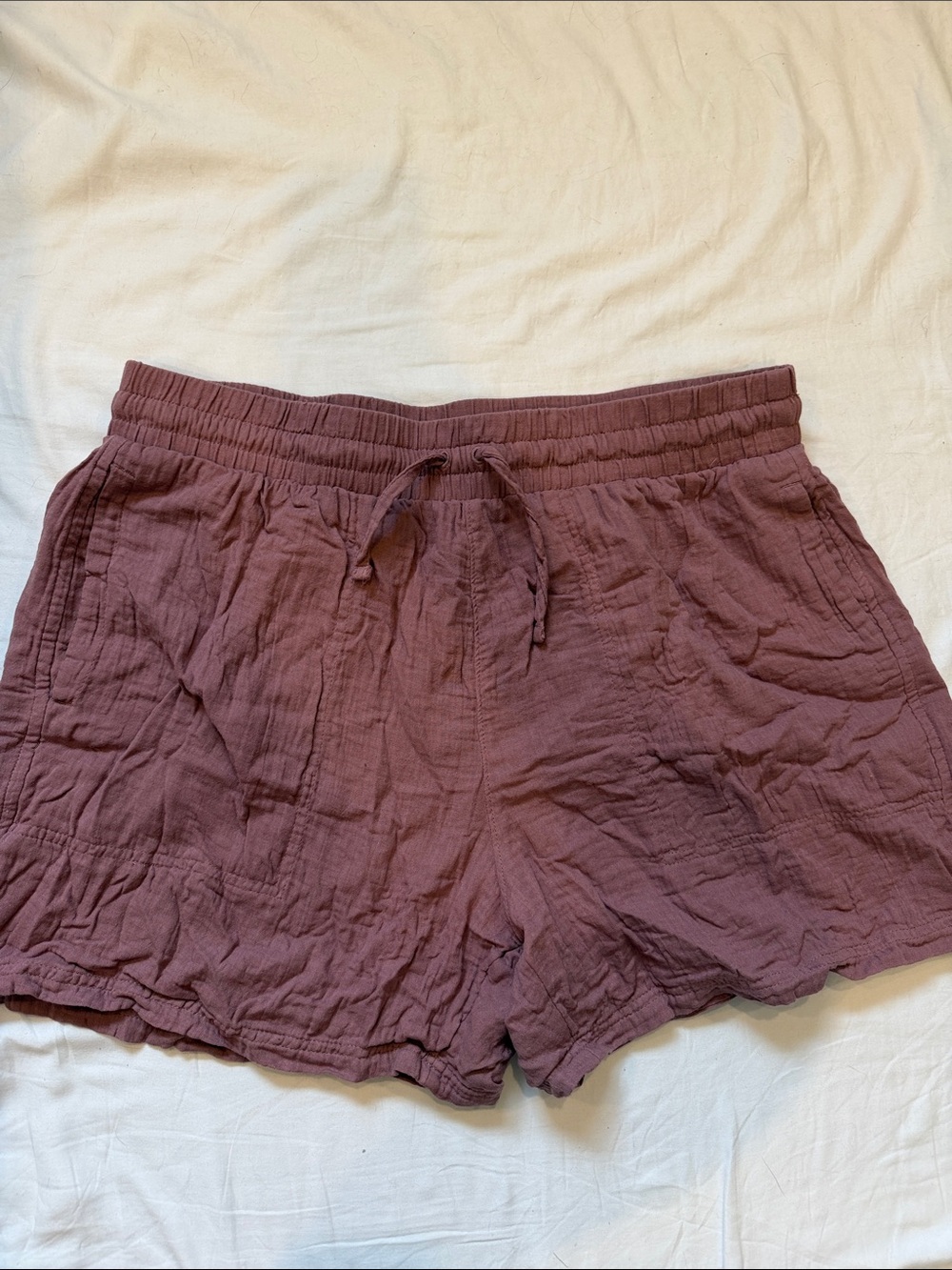 Columbia Women's Dusty Plum Drawstring Athletic Shorts